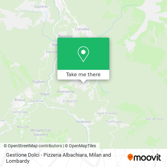 Gestione Dolci - Pizzeria Albachiara map