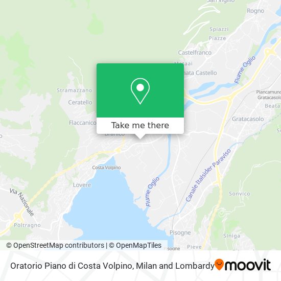 Oratorio Piano di Costa Volpino map
