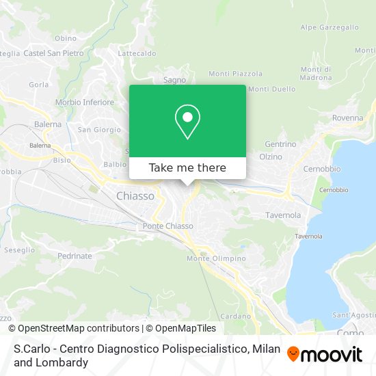 S.Carlo - Centro Diagnostico Polispecialistico map