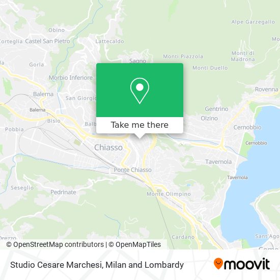 Studio Cesare Marchesi map