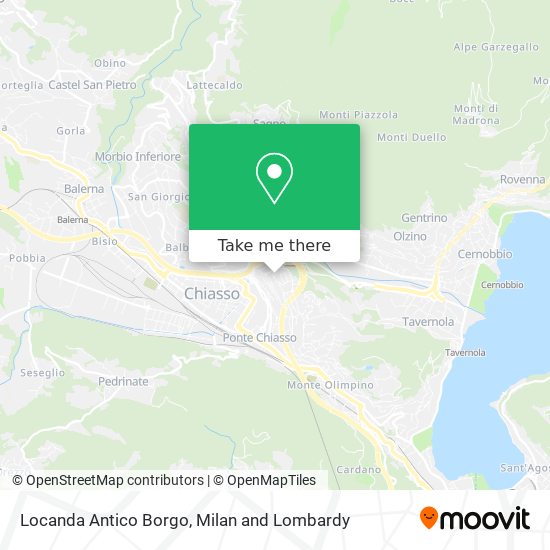 Locanda Antico Borgo map