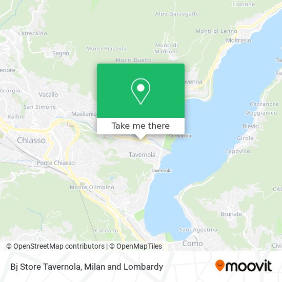 Bj Store Tavernola map