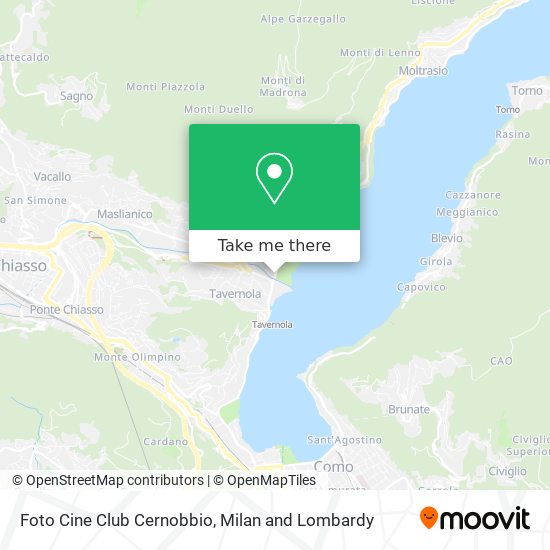 Foto Cine Club Cernobbio map