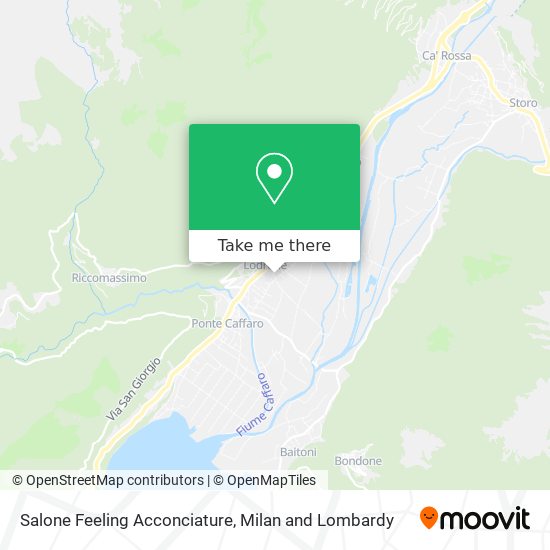 Salone Feeling Acconciature map