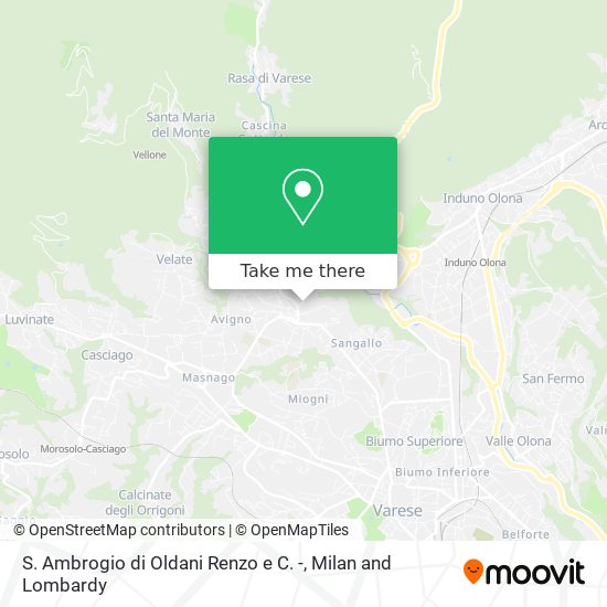 S. Ambrogio di Oldani Renzo e C. - map