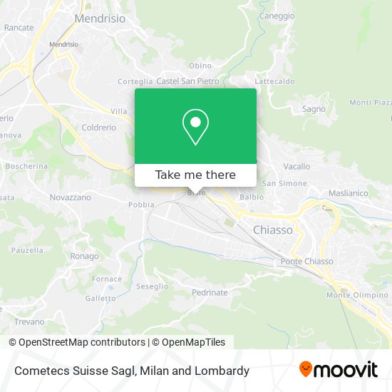 Cometecs Suisse Sagl map