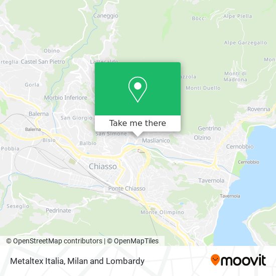 Metaltex Italia map