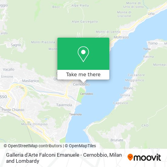 Galleria d'Arte Falconi Emanuele - Cernobbio map