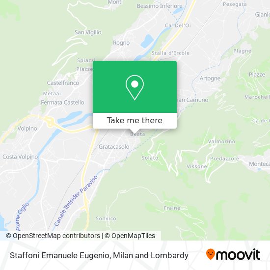 Staffoni Emanuele Eugenio map