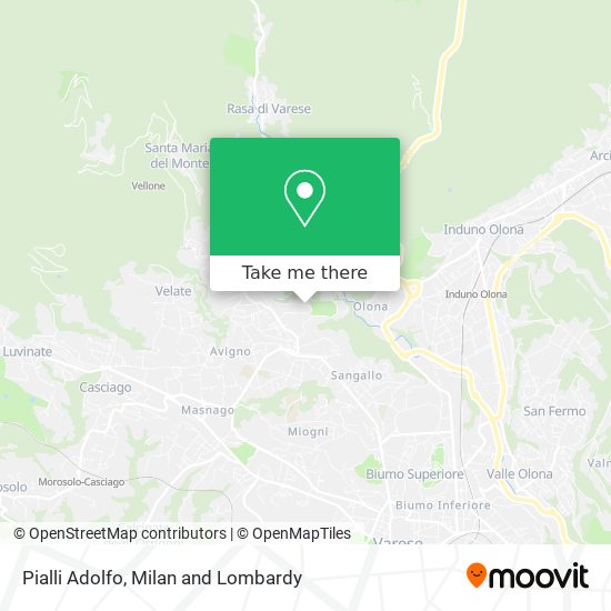 Pialli Adolfo map
