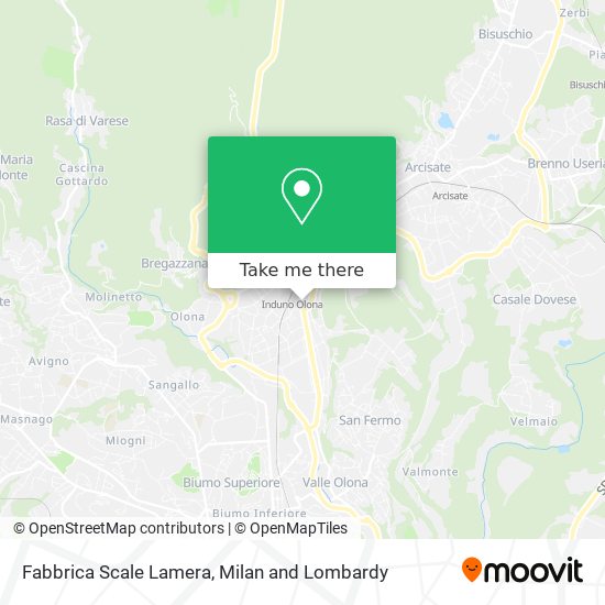 Fabbrica Scale Lamera map