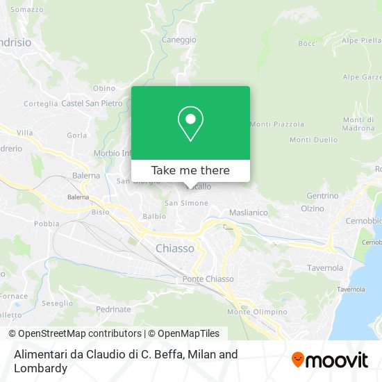 Alimentari da Claudio di C. Beffa map