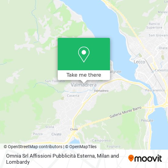 Omnia Srl Affissioni Pubblicità Esterna map