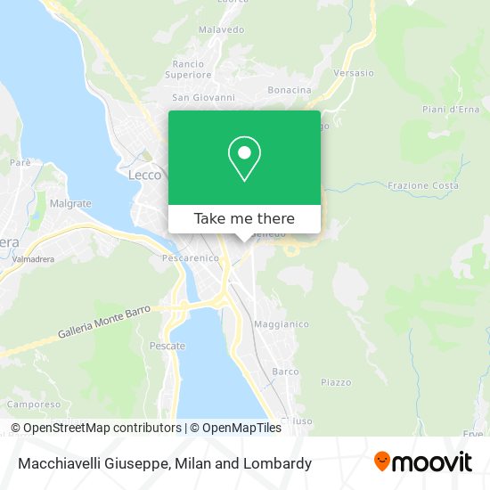Macchiavelli Giuseppe map