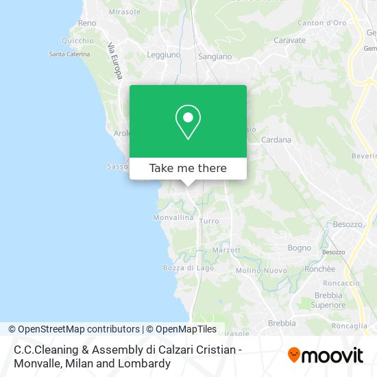 C.C.Cleaning & Assembly di Calzari Cristian - Monvalle map