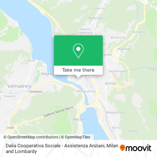 Dalia Cooperativa Sociale - Assistenza Anziani map