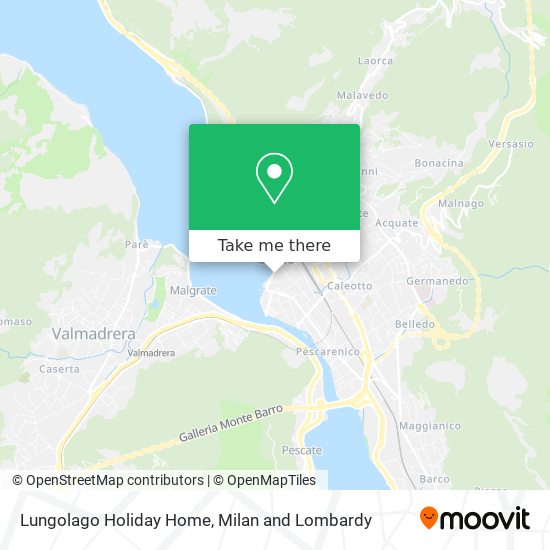 Lungolago Holiday Home map