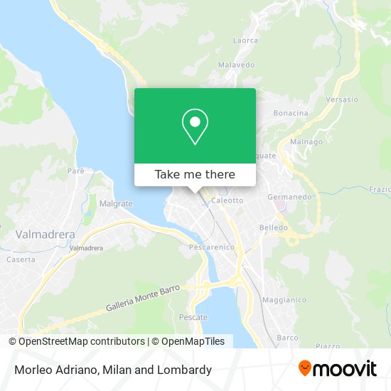 Morleo Adriano map