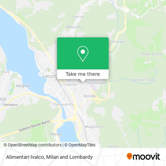 Alimentari Ivalco map
