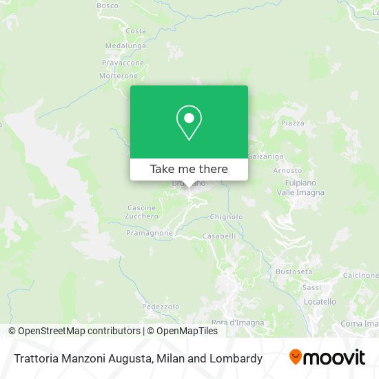 Trattoria Manzoni Augusta map