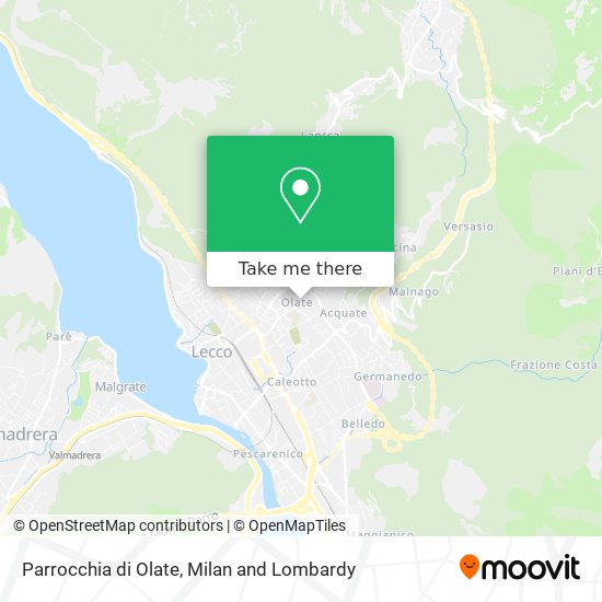 Parrocchia di Olate map