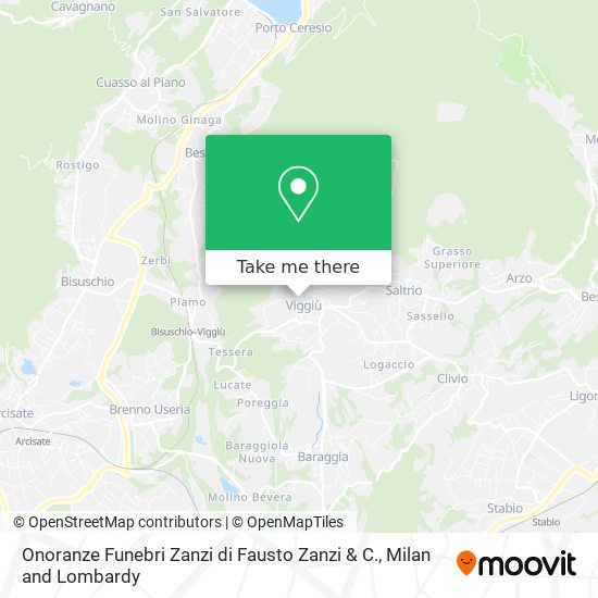 Onoranze Funebri Zanzi di Fausto Zanzi & C. map