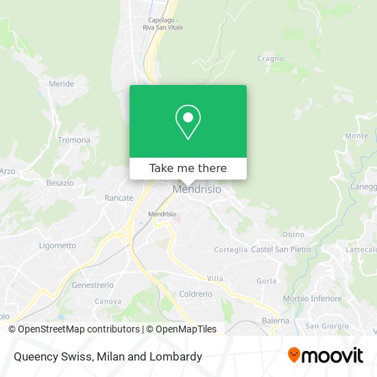 Queency Swiss map