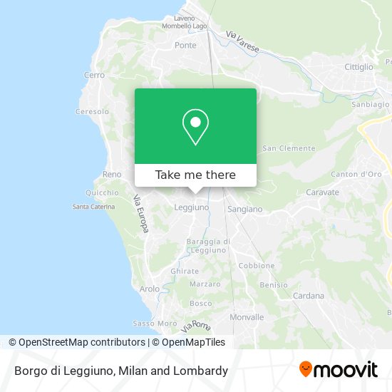 Borgo di Leggiuno map