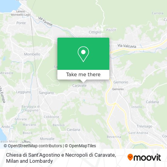 Chiesa di Sant'Agostino e Necropoli di Caravate map