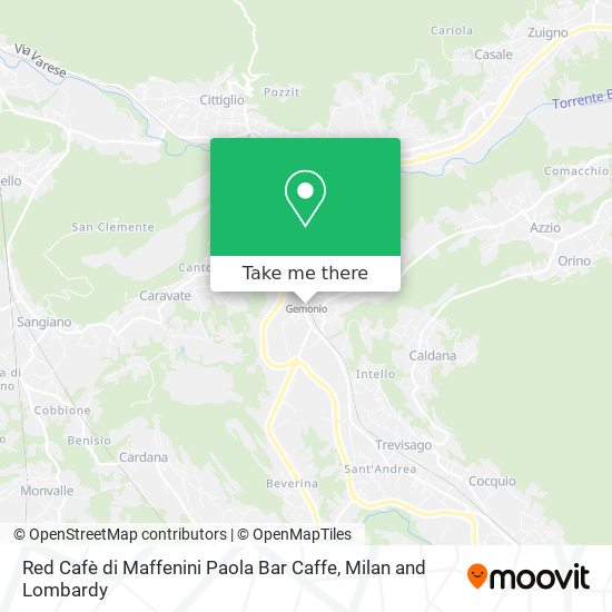 Red Cafè di Maffenini Paola Bar Caffe map