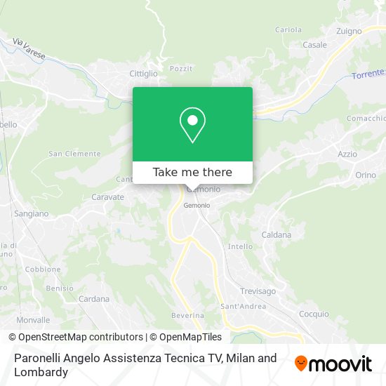 Paronelli Angelo Assistenza Tecnica TV map