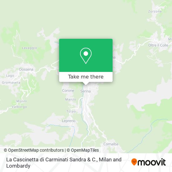 La Cascinetta di Carminati Sandra & C. map