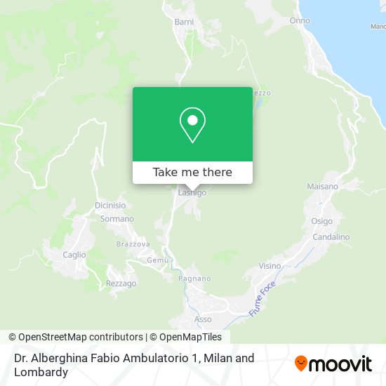 Dr. Alberghina Fabio Ambulatorio 1 map