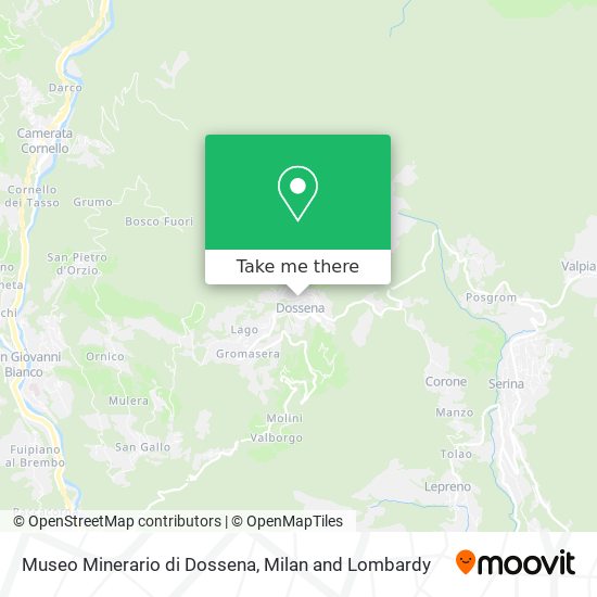 Museo Minerario di Dossena map