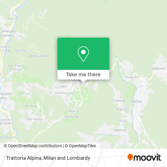 Trattoria Alpina map