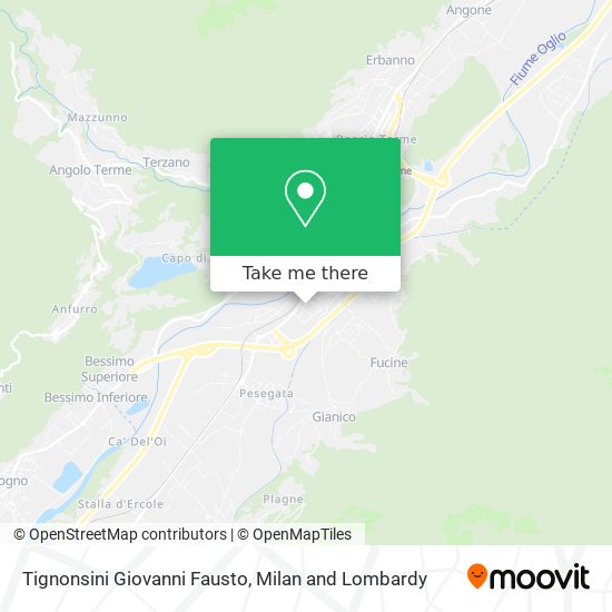 Tignonsini Giovanni Fausto map