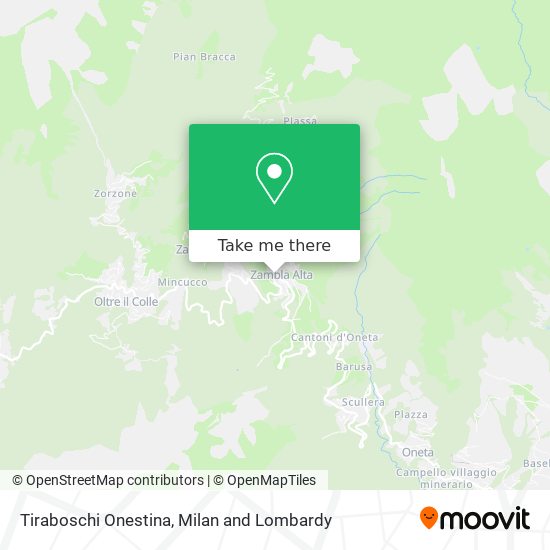 Tiraboschi Onestina map