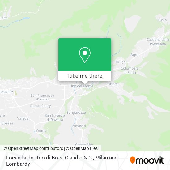 Locanda del Trio di Brasi Claudio & C. map