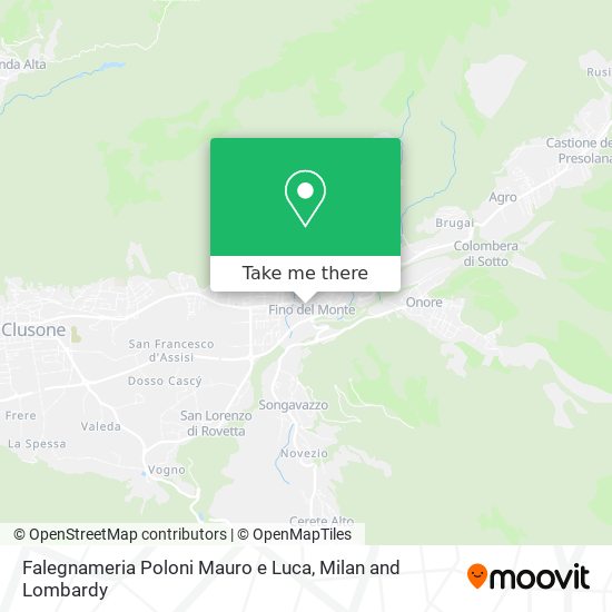 Falegnameria Poloni Mauro e Luca map