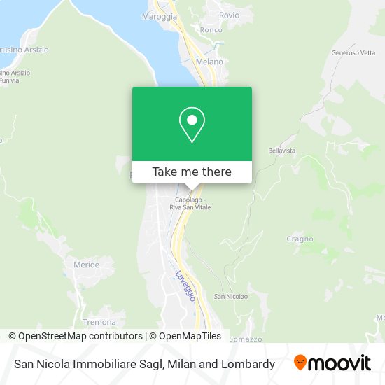 San Nicola Immobiliare Sagl map