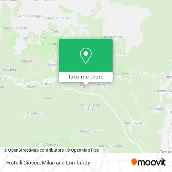 Fratelli Ciocca map