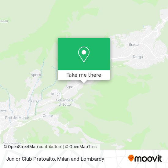 Junior Club Pratoalto map