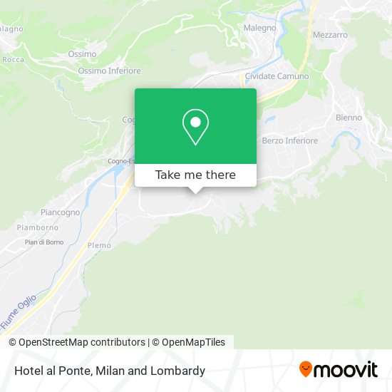 Hotel al Ponte map