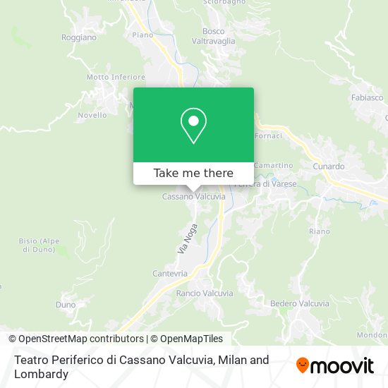 Teatro Periferico di Cassano Valcuvia map