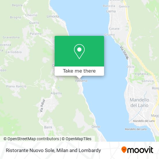 Ristorante Nuovo Sole map