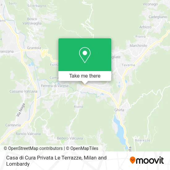 Casa di Cura Privata Le Terrazze map