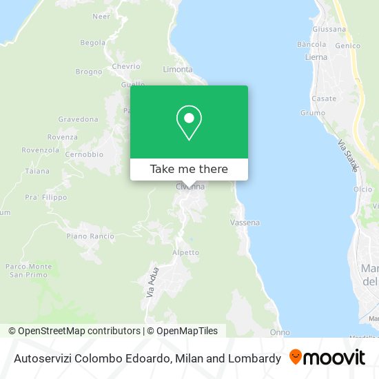 Autoservizi Colombo Edoardo map