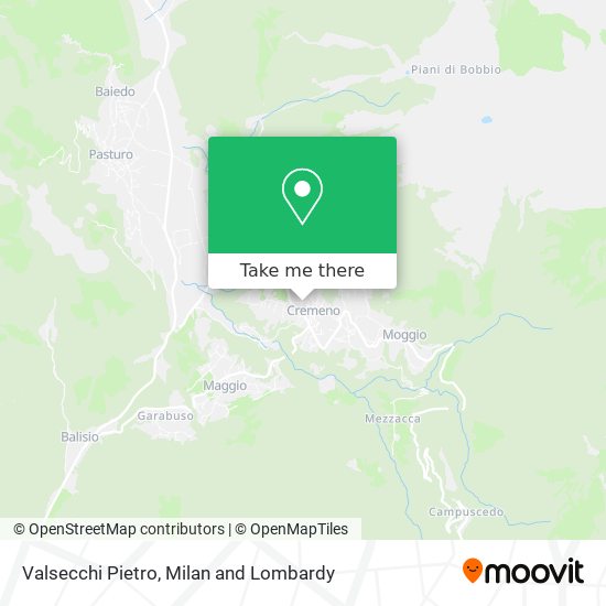Valsecchi Pietro map