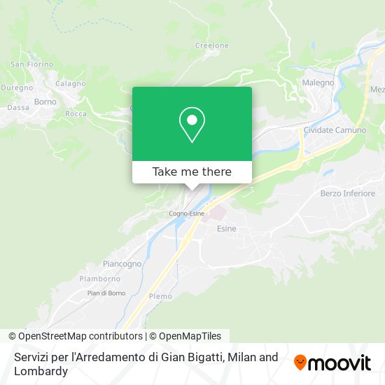 Servizi per l'Arredamento di Gian Bigatti map