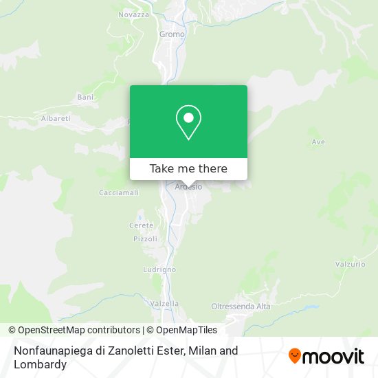 Nonfaunapiega di Zanoletti Ester map